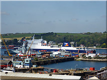 SW8132 : Falmouth Docks by Chris Allen