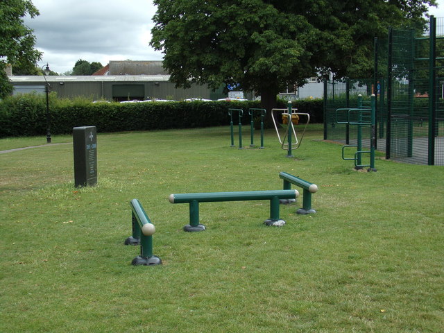 Exercise Equipment at Diss Park