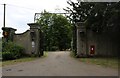 The entrance to Down Hall Hotel