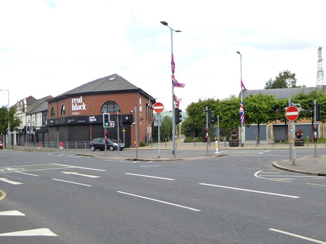 Intersection of Upper Newtonards Road and Holywood Road