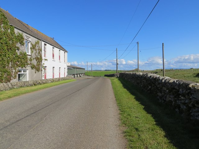 Road (B7021) at Barwinnock © Peter Wood cc-by-sa/2.0 :: Geograph ...