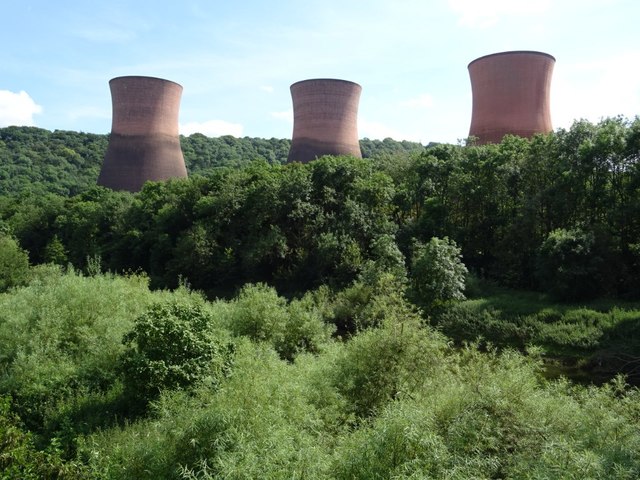 Cooling towers, Ironbridge Power Station