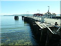 NS1776 : Damage on the north side of the Victorian pier, Dunoon by Christine Johnstone