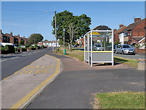 SJ5299 : Billinge, Bus Stop on Birchley Road by David Dixon