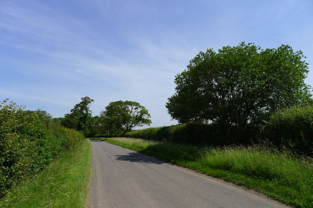 Pickworth Road midway between Great... © Tim Heaton :: Geograph Britain ...