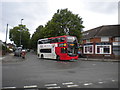 Bus at Cranes Park terminus