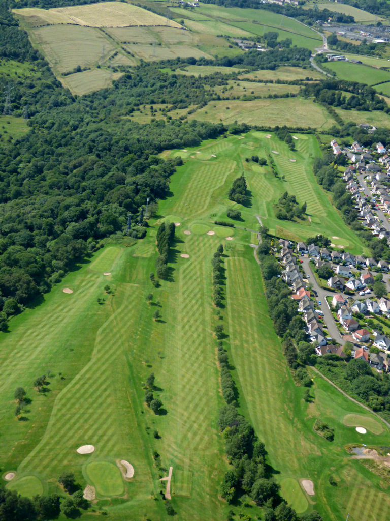 Bearsden golf club from the air © Thomas Nugent ccbysa/2.0