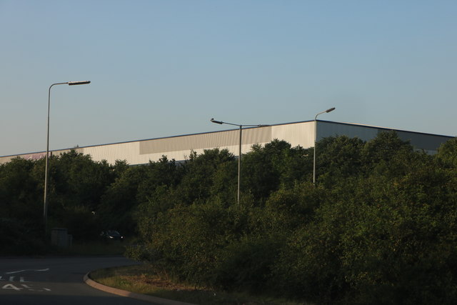 Warehouse by the A605, Thrapston