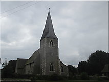 SE4674 : St Cuthbert's Church, Little Sessay by John Slater