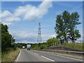 Power lines over A29 north of Billingshurst