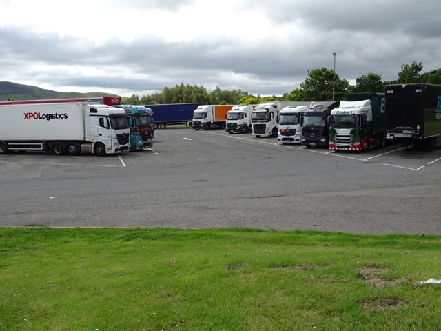 Lorry park, Abington Services