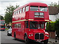 Old London bus on High Road, North Weald Bassett