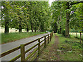 Path alongside Woodlands Drive