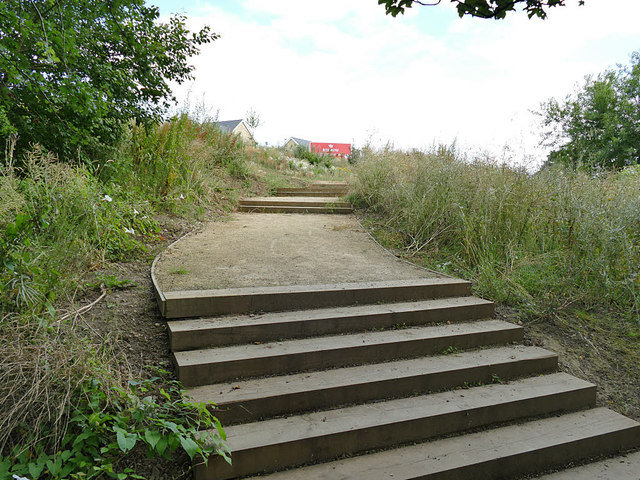 New steps to the river
