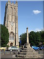 Evercreech cross and church