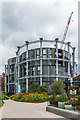 TQ2983 : Gasholders London by Ian Capper