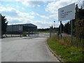 Entrance to Grantham (Somerby) Driving Test Centre