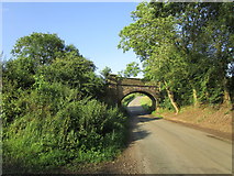 SK7724 : Disused railway bridge near Wycomb by Jonathan Thacker