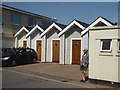 Expensive beach huts, Shaldon