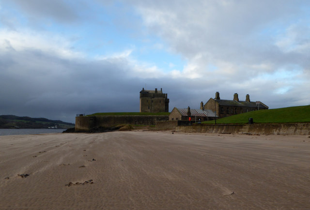 Broughty Castle and Beach