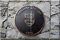 G2418 : Plaque, Ballina Railway Station by Kenneth  Allen