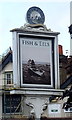 Sign for the Fish & Eels, Dobbs Weir