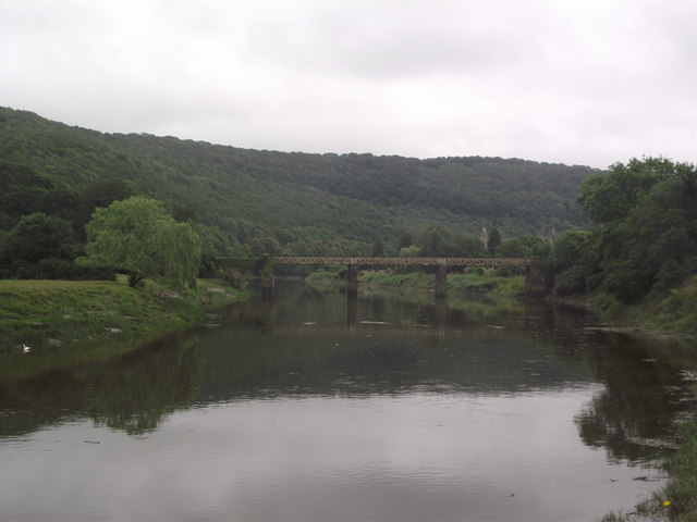 River Wye and the Old Tramway Bridge