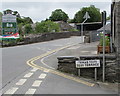 Teras Teifi/Teifi Terrace name sign, Adpar, Ceredigion