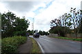 Approaching roundabout on Essex Road, Hoddesdon