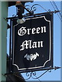 Sign for the Green Man, Widford