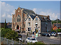 Harbour Road, Watchet viewed from the railway station