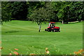 Cutting the grass, Baronscourt Golf Course