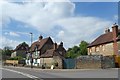 Bus stop and houses, Easebourne