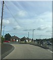 Approaching a roundabout on A441