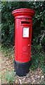 Elizabeth II postbox on Meadowlands, Bishop