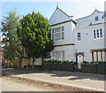 Trees and a bench, Castle Street, Tiverton