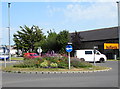 SS5532 : Colourful roundabout on the A3125, Barnstaple by Jaggery