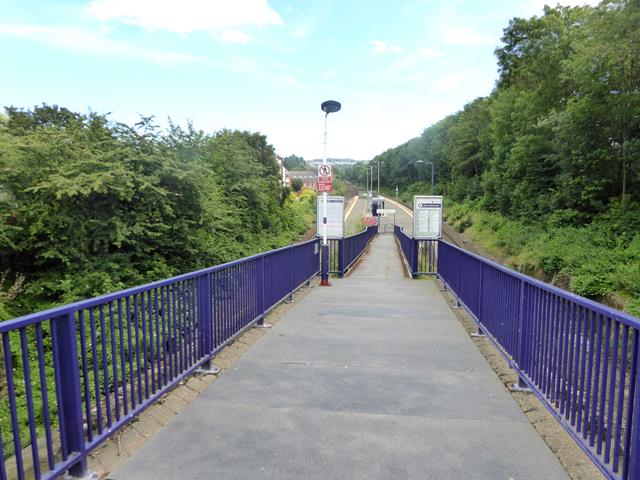 Ramp down to Dunston Station