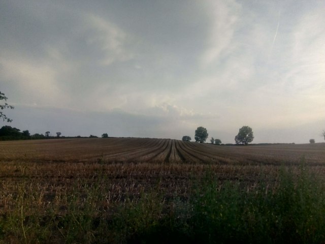 Field south of Marlesford © Christopher Hilton :: Geograph Britain and ...