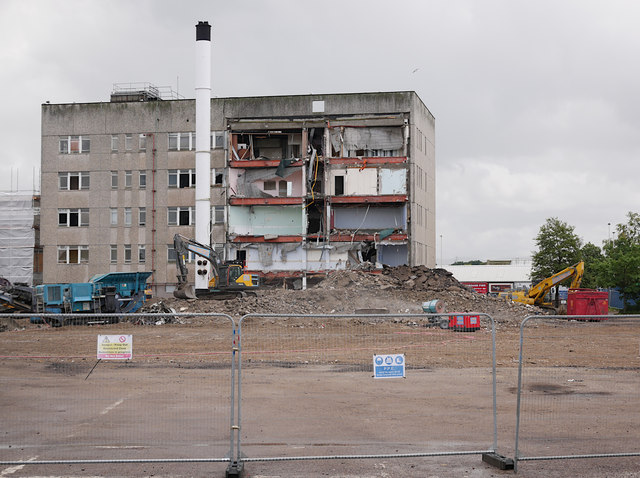 Inverness College demolition