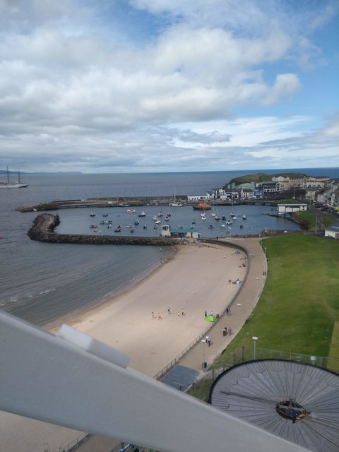 Portrush Harbour (aerial view)