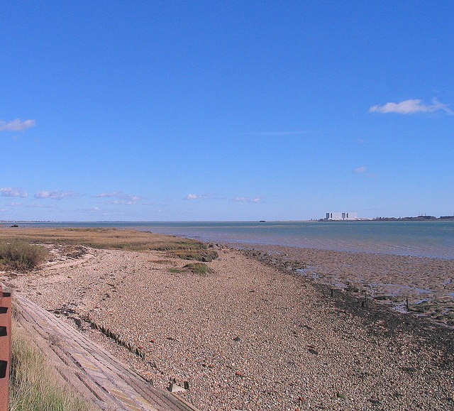 Blackwater estuary; in the direction of Mersea Island