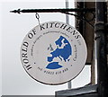 World of Kitchens name sign, Caerleon