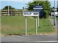 Oxlip Way sign