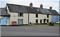 Row of houses set back from the west side of High Street, Caerleon