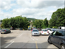 SY3492 : Small car park off Broad Street, Lyme Regis by Robin Webster