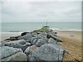 SZ7497 : South Hayling, rock groyne by Mike Faherty