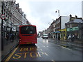 Bus stop on Muswell Hill Broadway (B550)