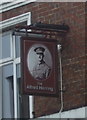 Sign for the Alfred Herring, Palmers Green