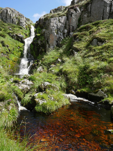The peaty waters of the College Burn